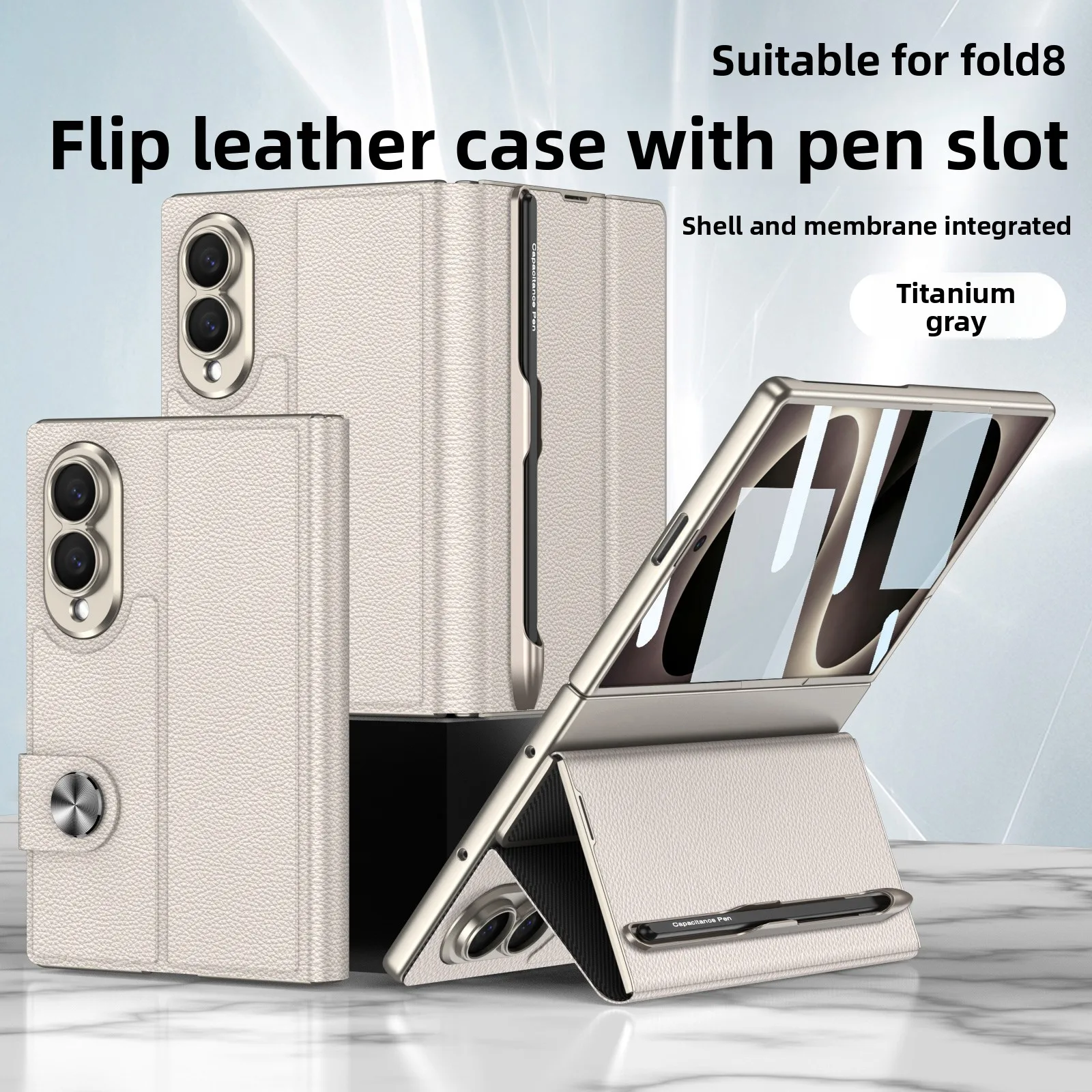 Screen Protectors - Luxury Business Flip Pen Slot Stand