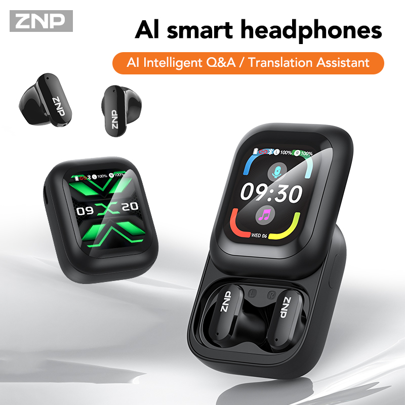 Earphones - ZNP N04 TWS Wireless Earbuds With