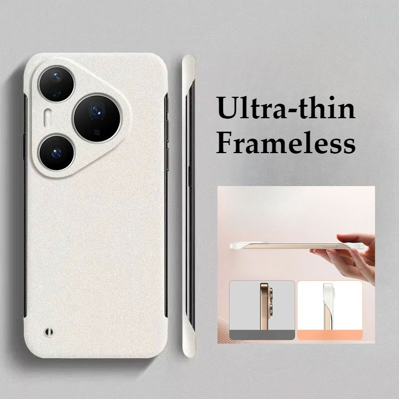Ultra Thin Frameless Phone Cover - Frameless Phone Case For HUAWEI Pura