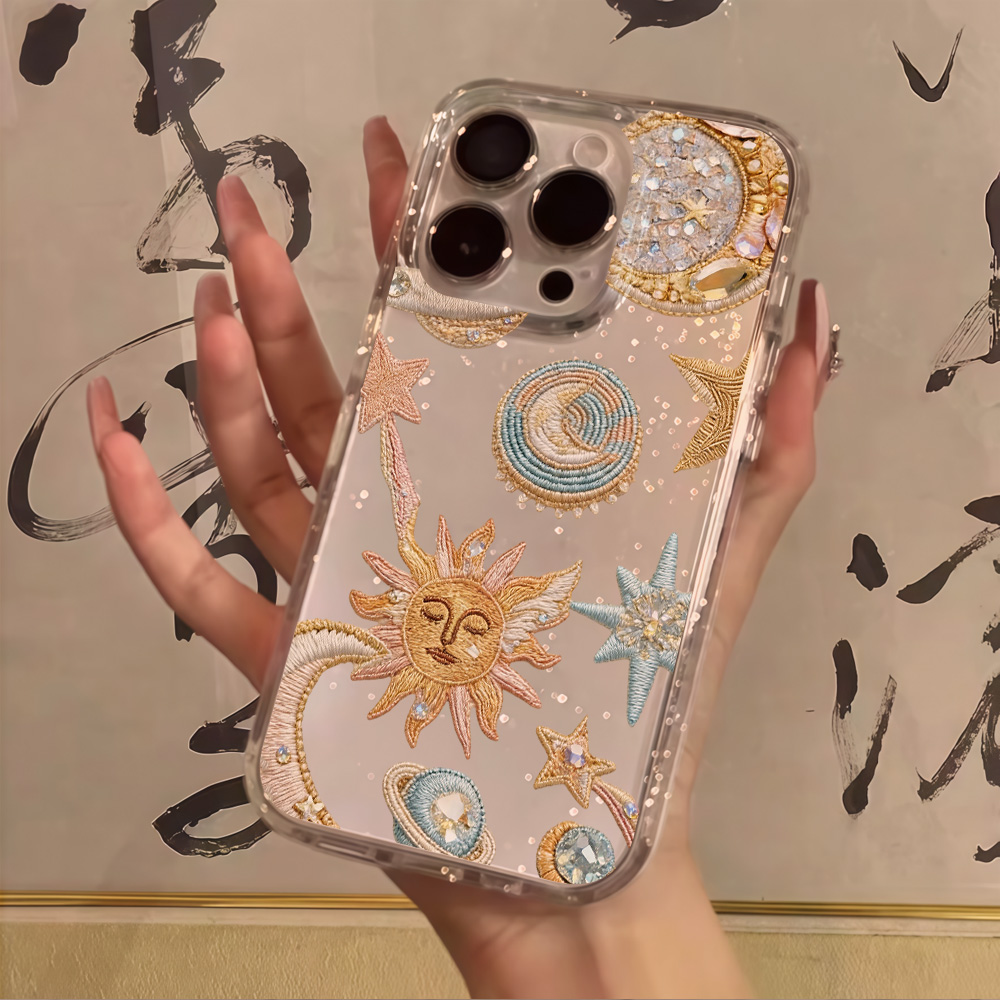 Creativity Stars Moon Clear Gl - đánh giá và giá Clear Shockproof Bumper Case