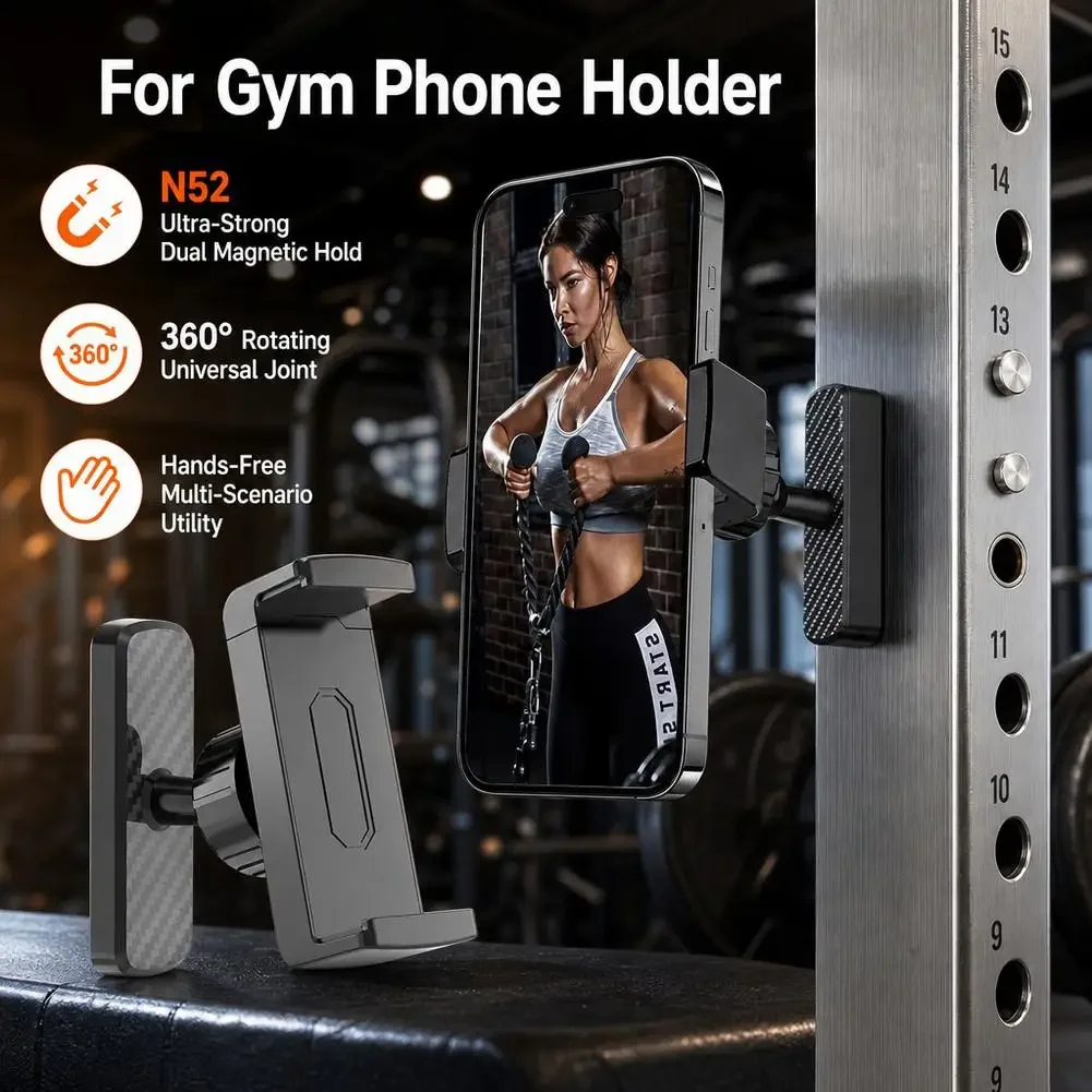 Magnetic Gym Phone Mount 360°  - đánh giá và giá Phone Stands