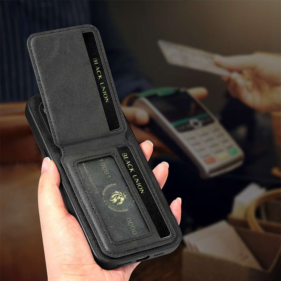 Wallet Card Holder Phone Case  - đánh giá và giá Leather Wallet Card Holder Phone Cover