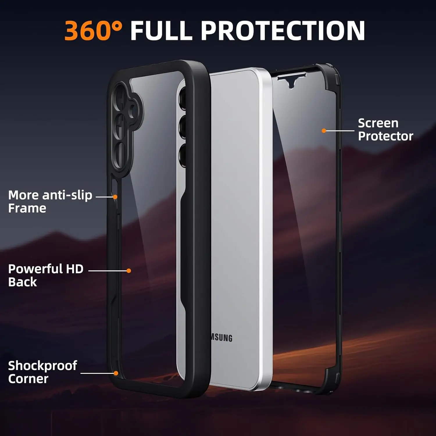 Heavy Duty Clear 360° Full Bod - đánh giá và giá Heavy Duty 360 Full Body Protective Case