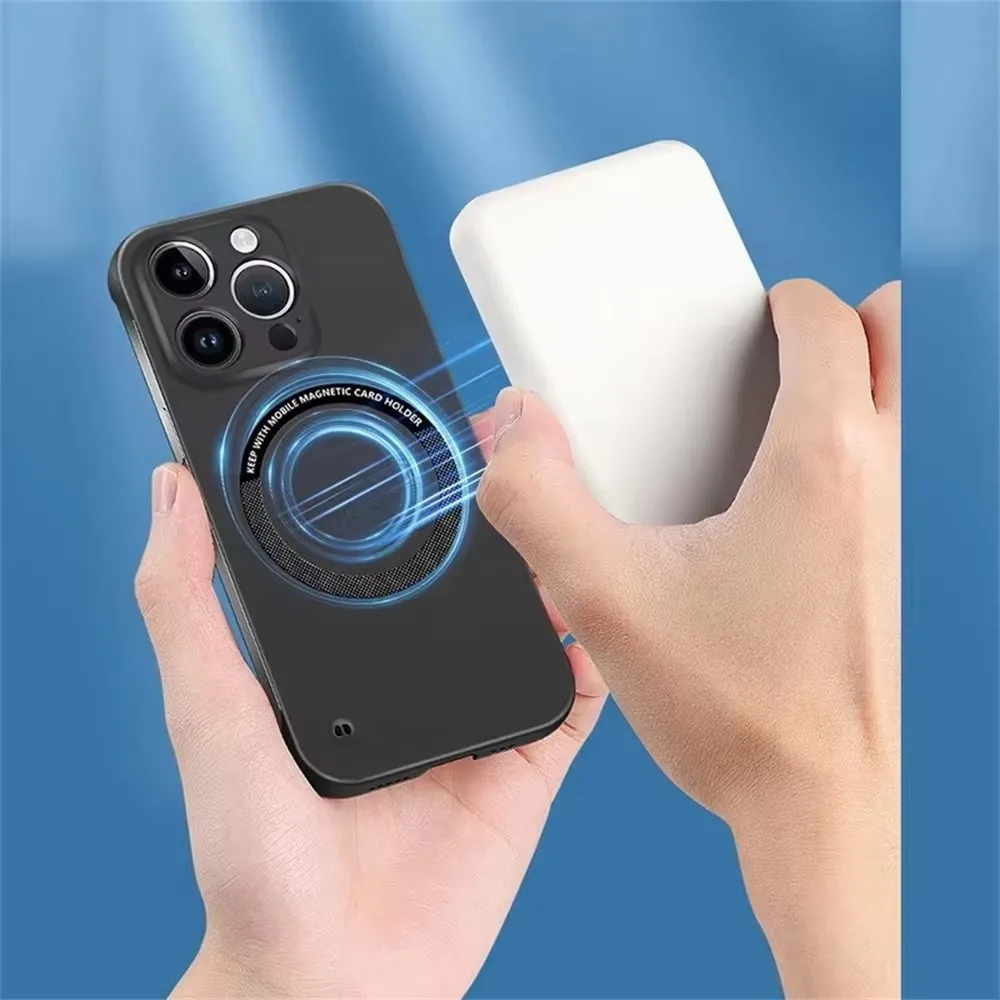 For Magsafe Magnetic Frameless - đánh giá và giá Ultra Thin Frameless Phone Cover
