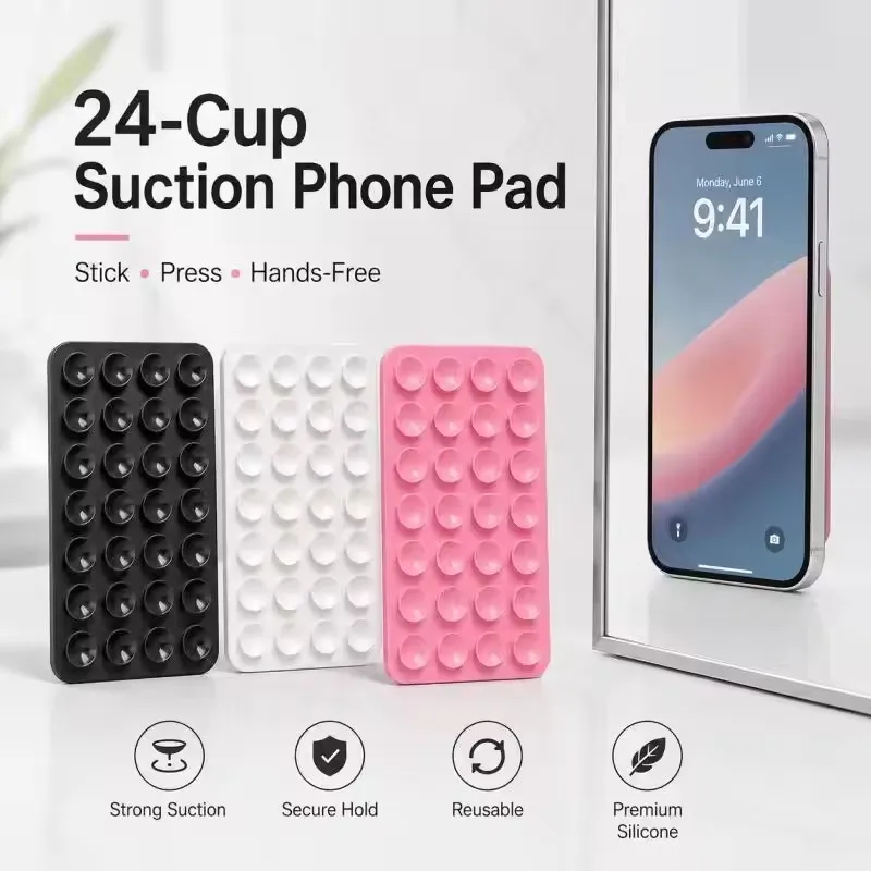 Silicone Wall Suction Cup Brac - đánh giá và giá Phone Cases