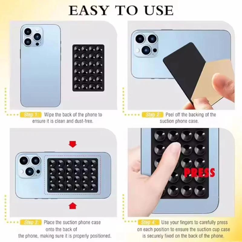 Silicone Wall Suction Cup Brac - đánh giá và giá Phone Cases