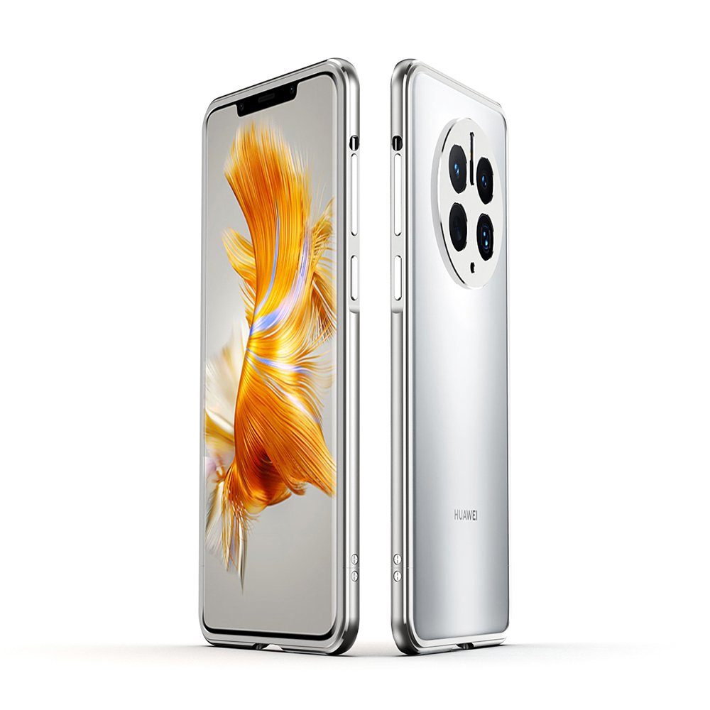 Luxury Skin For Huawei Mate 50 - đánh giá và giá Metal Bumper Aluminum Frame Case