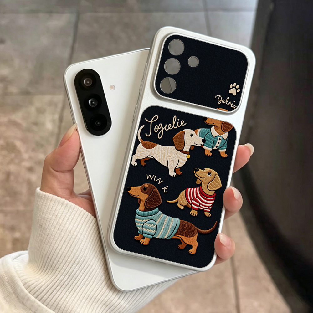 Cartoon Dachshund Phone Case F - đánh giá và giá Cute Cartoon Wrist Strap Silicone Case
