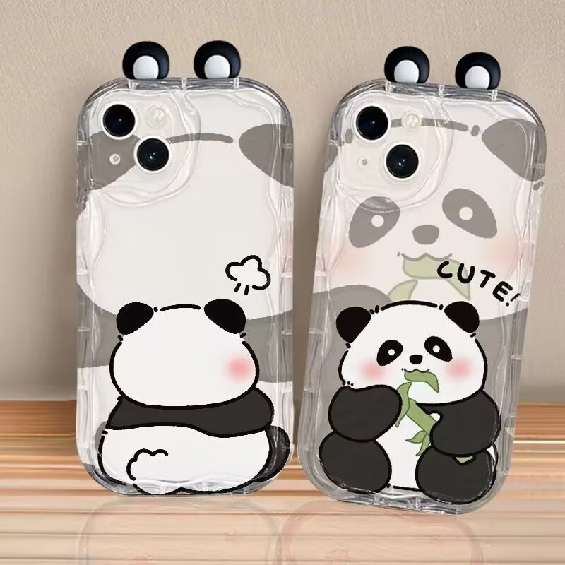 Cute Panda Wrist Strap Case Fo - đánh giá và giá Cute Cartoon Wrist Strap Silicone Case