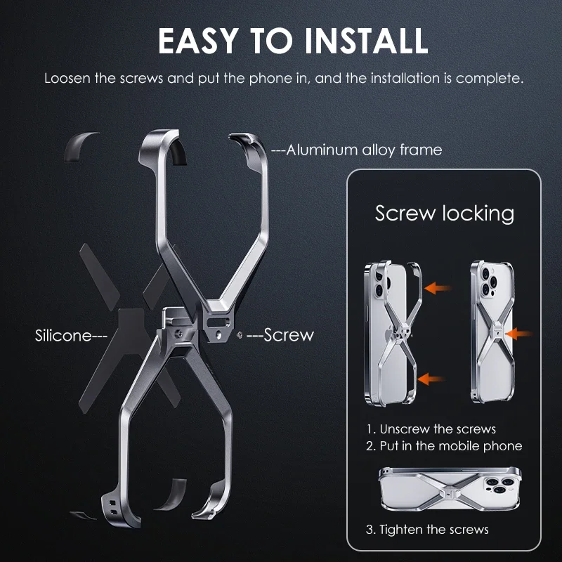 Luxury Aluminum Alloy X Remova - đánh giá và giá Metal Bumper Aluminum Frame Case
