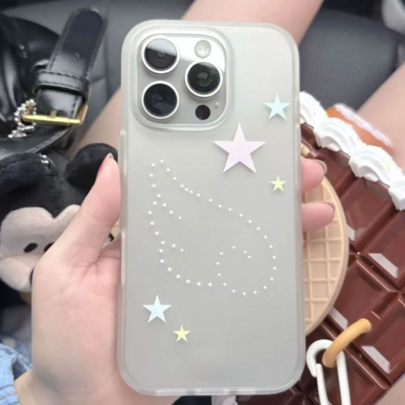 Simple Angel White Polka Dot C - đánh giá và giá Clear Shockproof Bumper Case