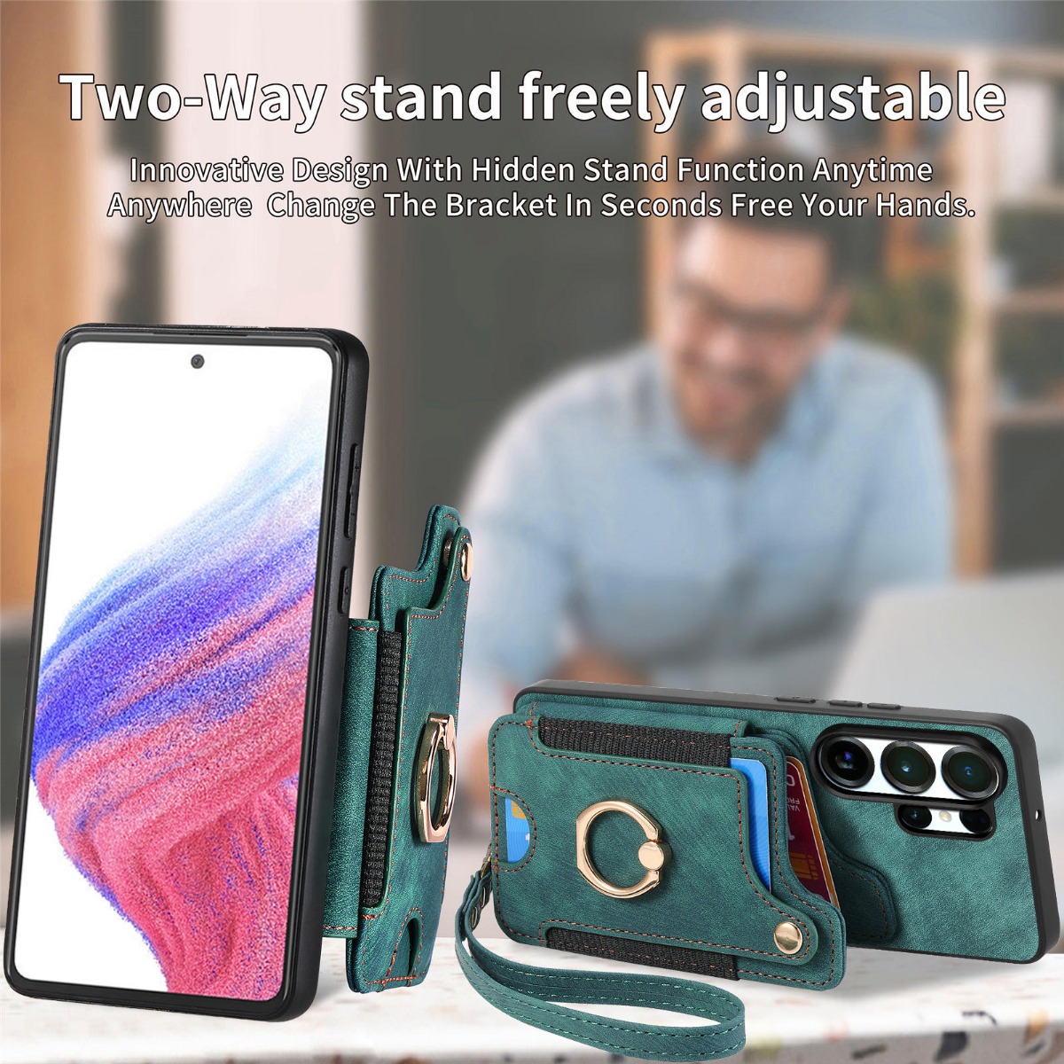 Phone Case for Samsung S26 Ult - đánh giá và giá Leather Wallet Card Holder Phone Cover