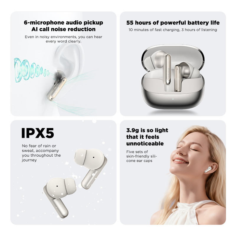 MINISO MS106 Bluetooth Earphon - đánh giá và giá Earphones