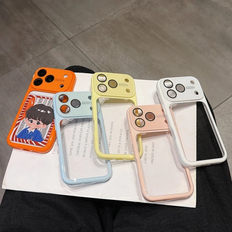 Luxury Transparent Candy Acryl - đánh giá và giá Clear Shockproof Bumper Case