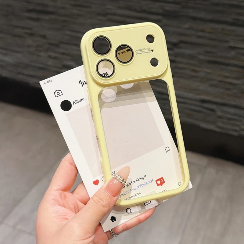Luxury Transparent Candy Acryl - đánh giá và giá Clear Shockproof Bumper Case