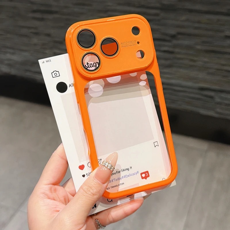 Luxury Transparent Candy Acryl - đánh giá và giá Clear Shockproof Bumper Case