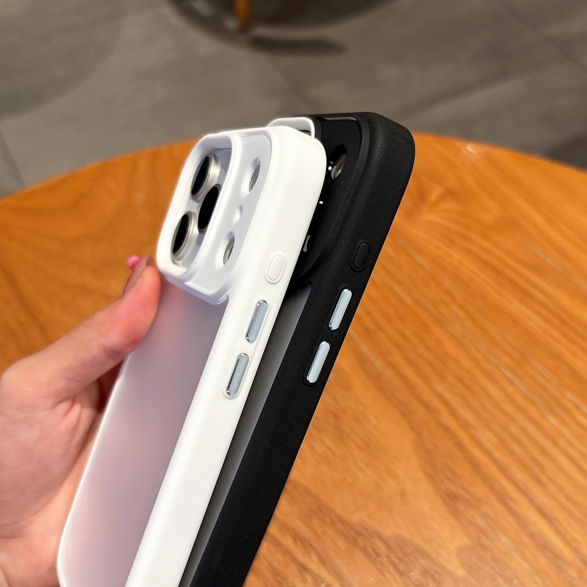 Luxury Matte Clear Armor Shock - đánh giá và giá Clear Shockproof Bumper Case
