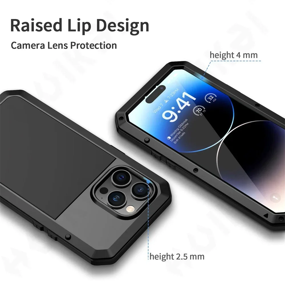 Case For iPhone 16 15 13 12 11 - đánh giá và giá Heavy Duty 360 Full Body Protective Case