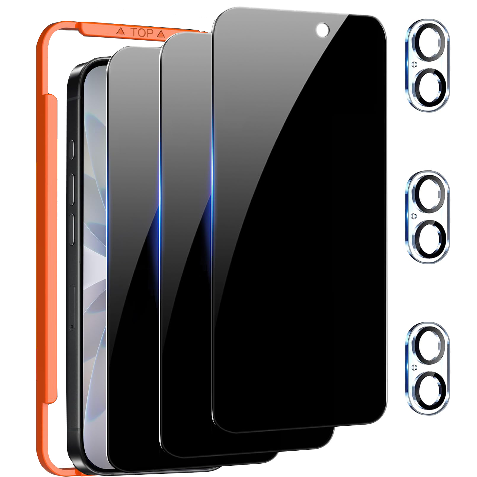 3 Pack Privacy Screen Protecto - đánh giá và giá Anti Spy Privacy Glass Case