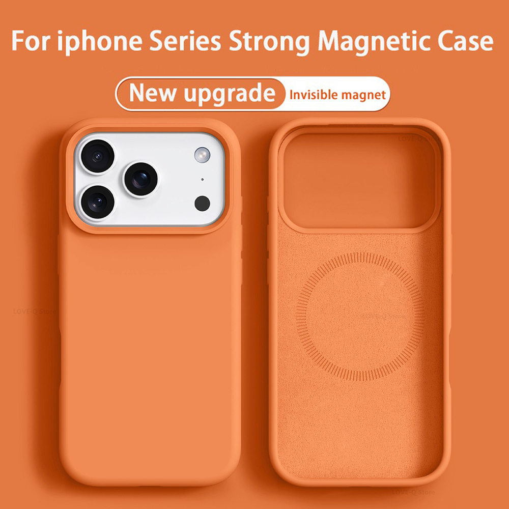 Original Magnetic For MagSafe  - đánh giá và giá Liquid Silicone Magnetic Phone Case