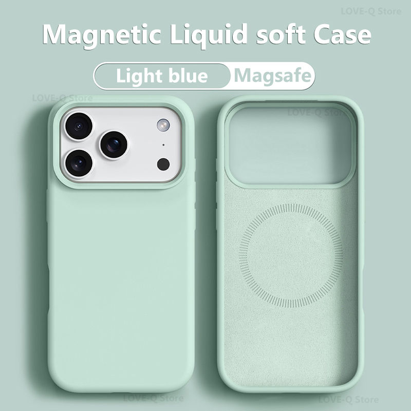 Original Magnetic For MagSafe  - đánh giá và giá Liquid Silicone Magnetic Phone Case