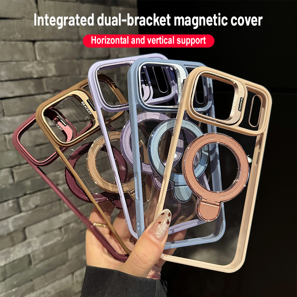 For Magsafe Magnetic Holder Ph - đánh giá và giá Clear Shockproof Bumper Case