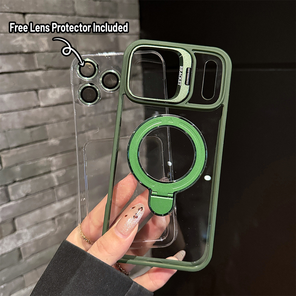 For Magsafe Magnetic Holder Ph - đánh giá và giá Clear Shockproof Bumper Case
