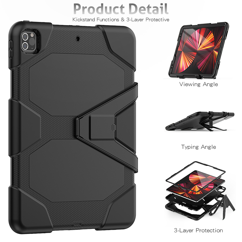 Nặng iPad Dành Cho 10.2 9th Th - đánh giá và giá Heavy Duty 360 Full Body Protective Case