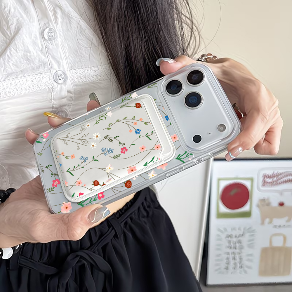 Wildflowers and Weeds For Mags - đánh giá và giá Leather Wallet Card Holder Phone Cover