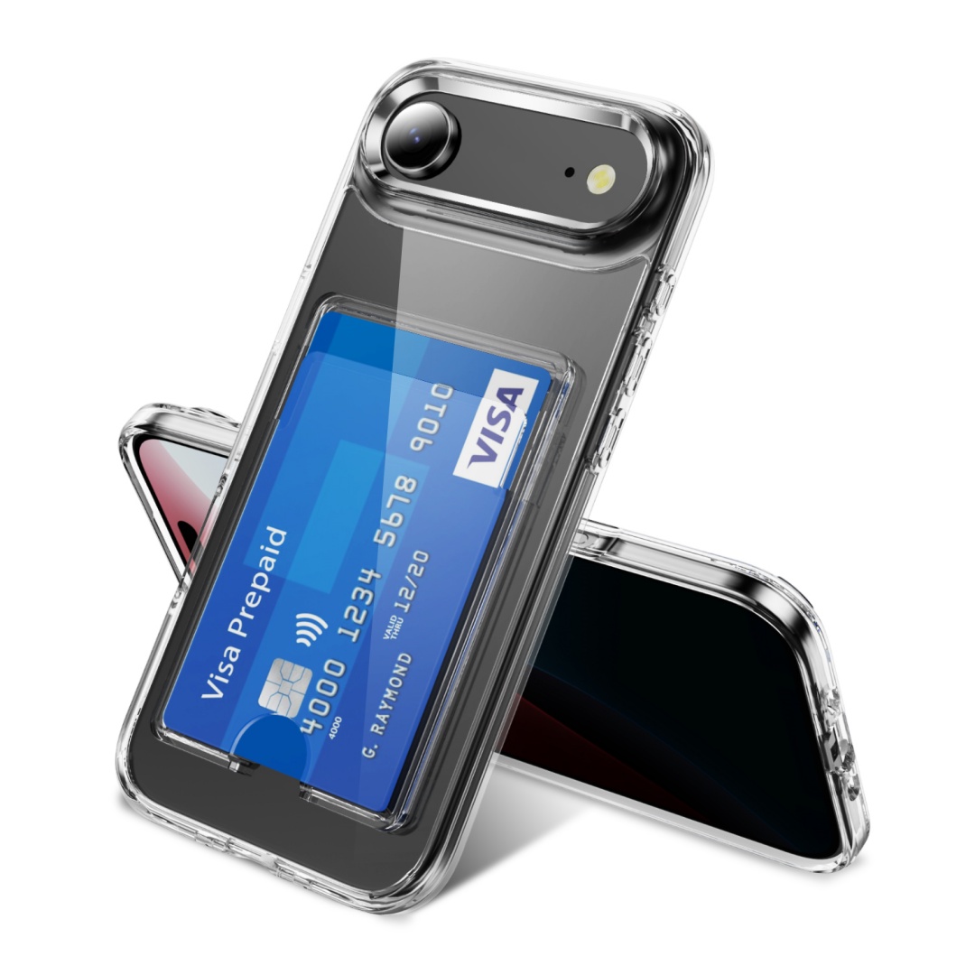 Luxury Clear Card Slot Holder  - đánh giá và giá Clear Shockproof Bumper Case