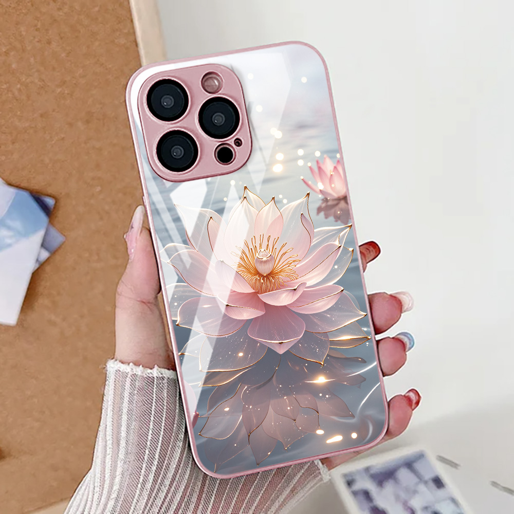 Lotus Flower Phone Case For iP - đánh giá và giá Screen Protectors