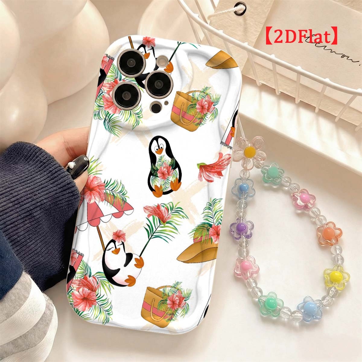 Cute Penguin Phone Case For iP - đánh giá và giá Cute Cartoon Wrist Strap Silicone Case