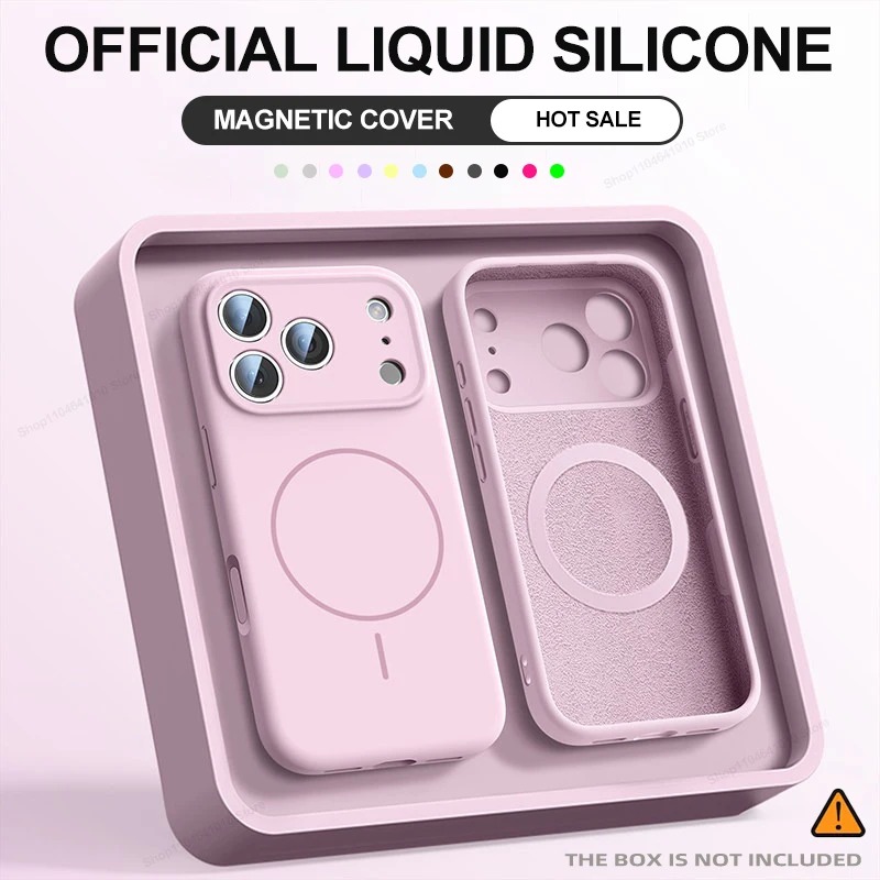 Phone Case for iPhone 17 16 15 - đánh giá và giá Liquid Silicone Magnetic Phone Case