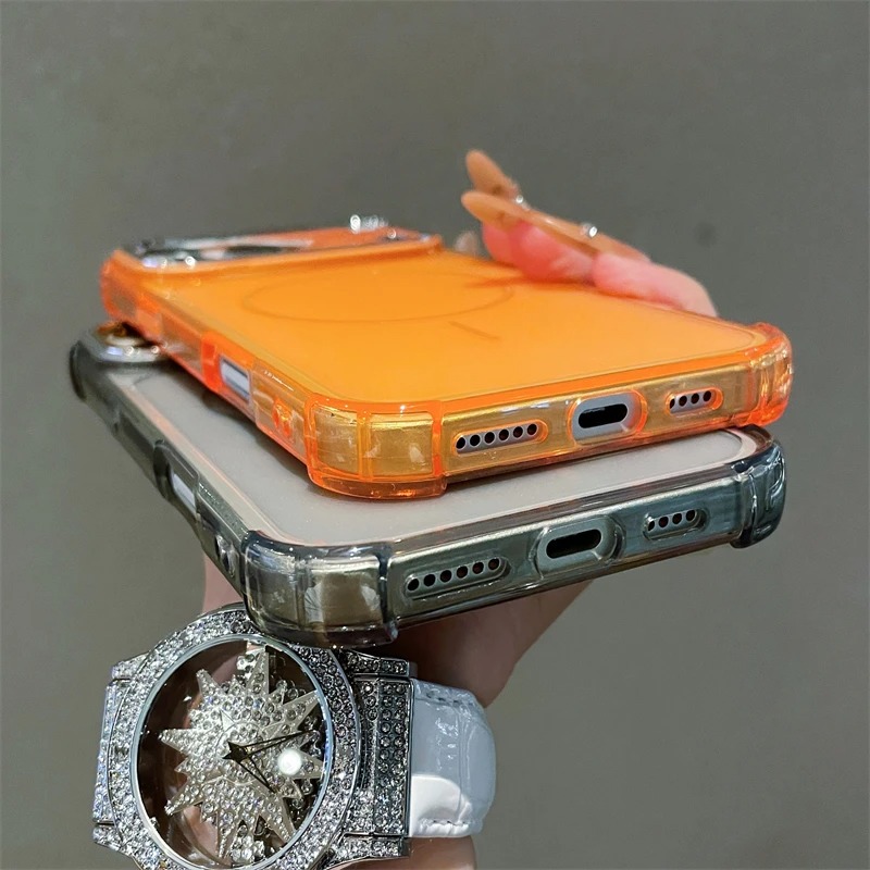 Matte Clear Airbag Shockproof  - đánh giá và giá Clear Shockproof Bumper Case