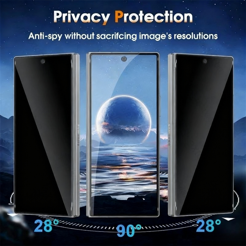 4Pcs Privacy Glass for Samsung - đánh giá và giá Anti Spy Privacy Glass Case
