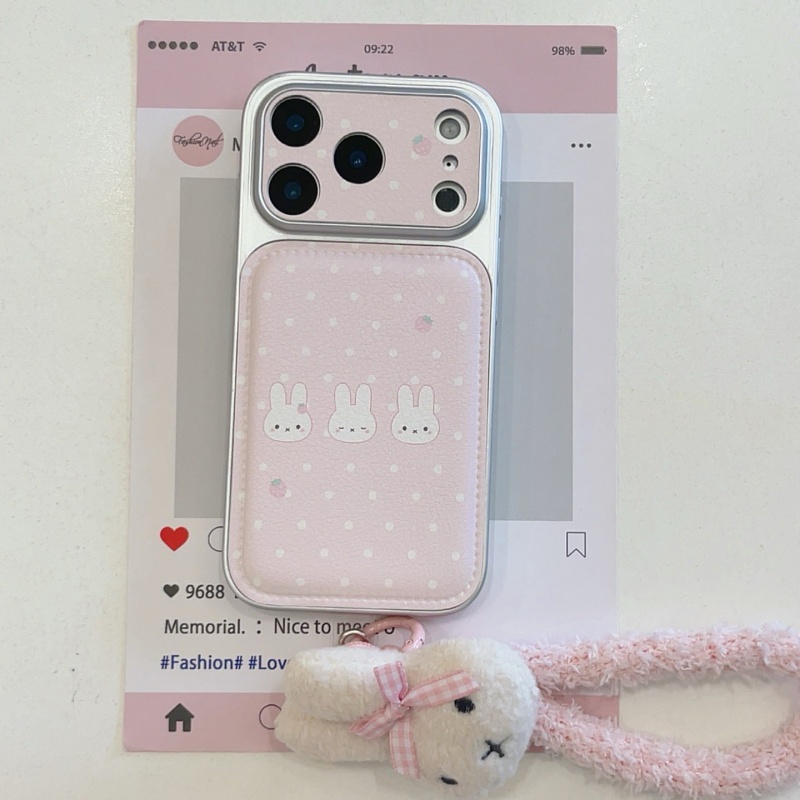 Cute strawberry Cartoon Miffy  - đánh giá và giá Cute Cartoon Wrist Strap Silicone Case