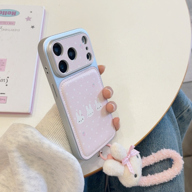 Cute strawberry Cartoon Miffy  - đánh giá và giá Cute Cartoon Wrist Strap Silicone Case